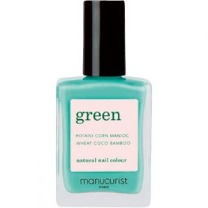 自然の力を活かして鮮やかな色を表現。<br>マニキュリスト グリーン ナチュラルネイルカラー シーグリーン¥2,200/サハラ・インターナショナルグループ(限定)