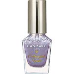 透明感のあるブルーの偏光パール<br />薄づきでムラなく塗れる。柔らかなオーロラの光沢感が魅力。キャンメイク カラフルネイルズ N32¥360/井田ラボラトリーズ